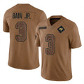Parkc TB.Buccaneers #3 Rueben Bain Jr. Player Brown Limited Salute To Service Home Game Stitched Jerseys