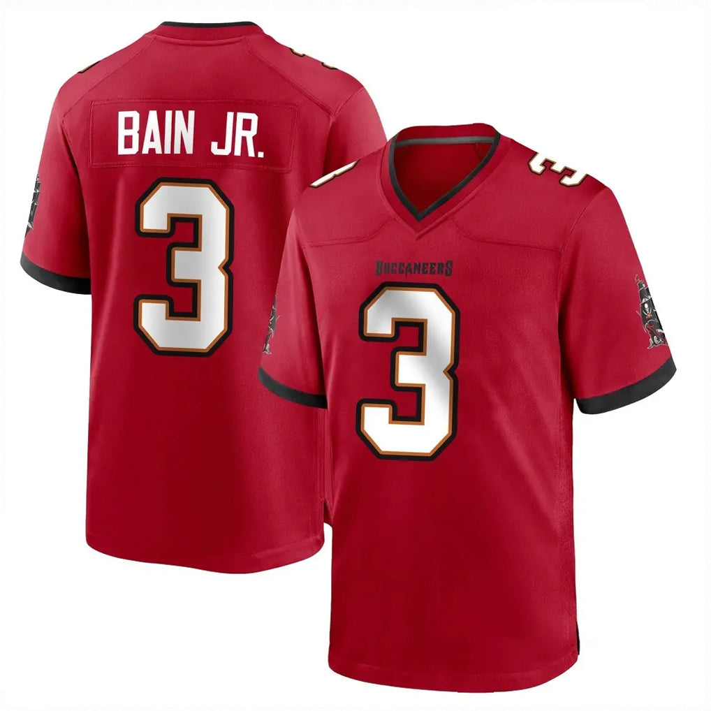 Parkc TB.Buccaneers #3 Rueben Bain Jr. Player Red Home Game Stitched Jerseys