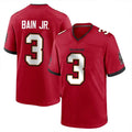 Parkc TB.Buccaneers #3 Rueben Bain Jr. Player Red Home Game Stitched Jerseys