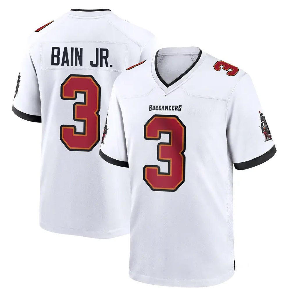 Parkc TB.Buccaneers #3 Rueben Bain Jr. Player White Home Game Stitched Jerseys