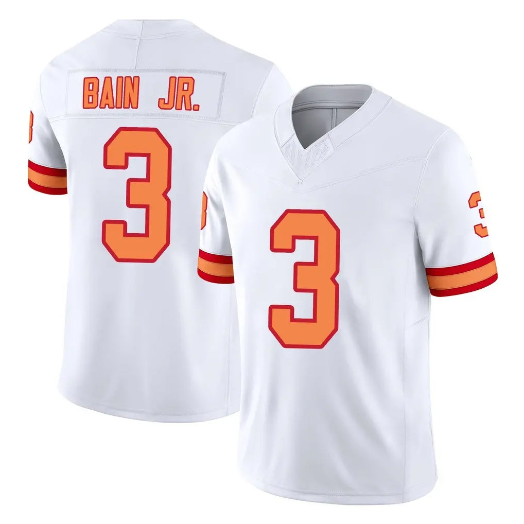 Parkc TB.Buccaneers #3 Rueben Bain Jr. Player White Limited '76 Vapor F.U.S.E. Home Game Stitched Jerseys
