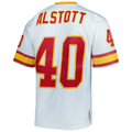 Parkc TB.Buccaneers #40 Mike Alstott Mitchell & Ness White Legacy Replica Stitched Puhic Jersey