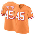Parkc TB.Buccaneers #45 Josiah Trotter Player Orange Throwback Home Game Stitched Jerseys