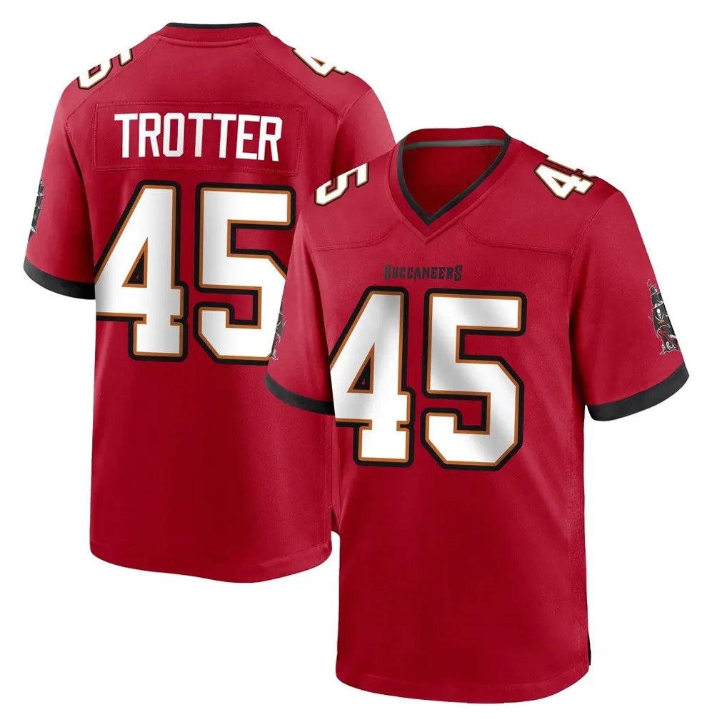 Parkc TB.Buccaneers #45 Josiah Trotter Player Red Home Game Stitched Jerseys