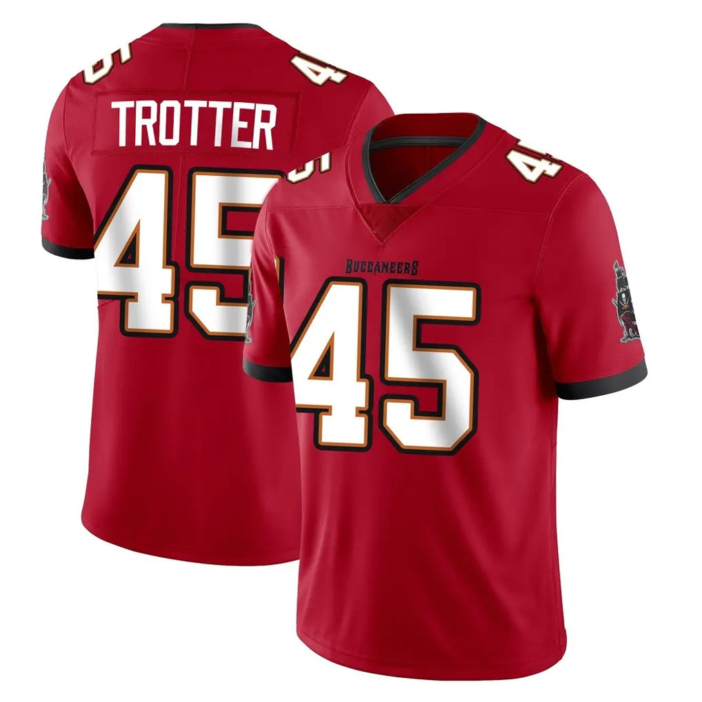 Parkc TB.Buccaneers #45 Josiah Trotter Player Red Limited Vapor Home Game Stitched Jerseys