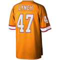 Parkc TB.Buccaneers #47 John Lynch Mitchell & Ness Orange Big & Tall 1995 Legacy Retired Player Jersey