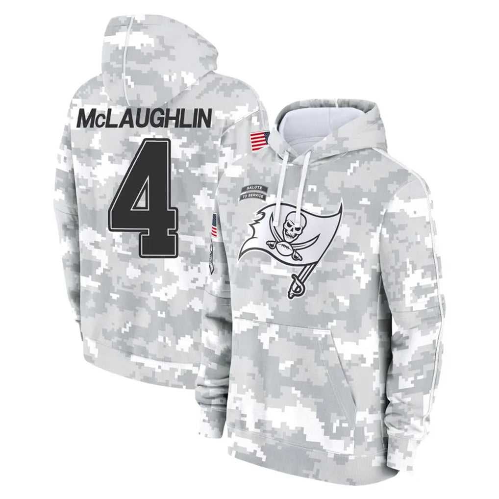 Parkc TB.Buccaneers #4 Chase McLaughlin Player Arctic Camo Limited Salute to Service Pullover Hoodies Game Stitched Jerseys