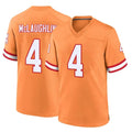 Parkc TB.Buccaneers #4 Chase McLaughlin Player Orange Throwback Home Game Stitched Jerseys