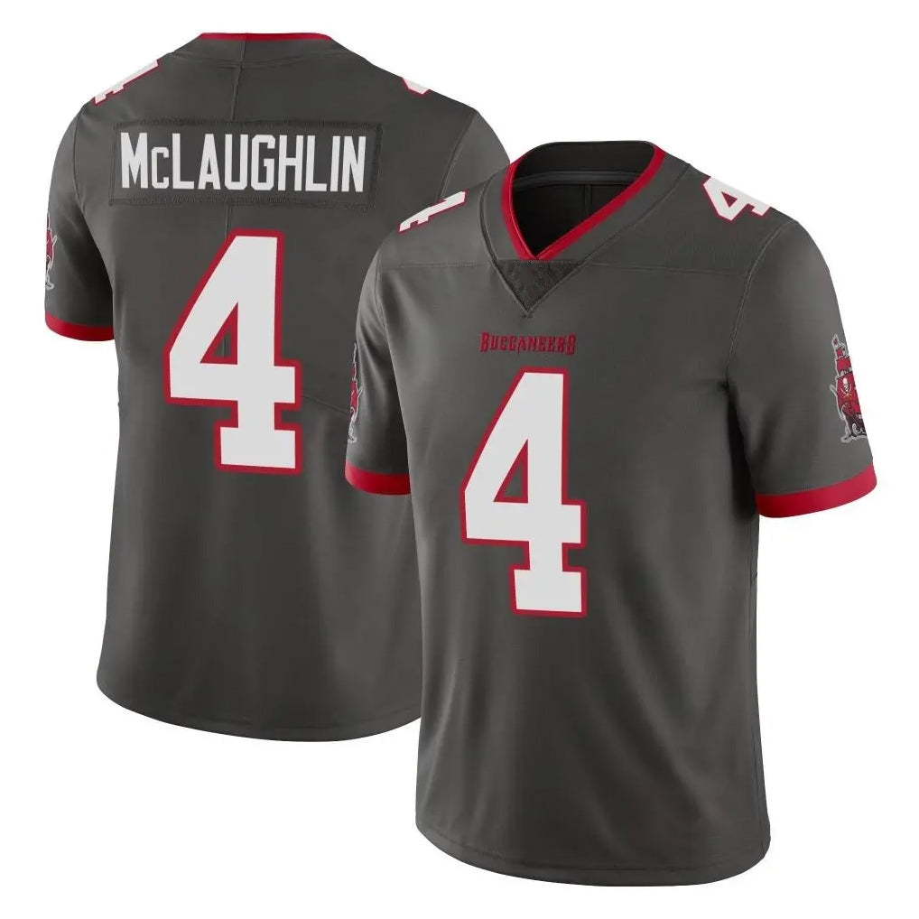 Parkc TB.Buccaneers #4 Chase McLaughlin Player Pewter Limited Alternate Vapor Home Game Stitched Jerseys