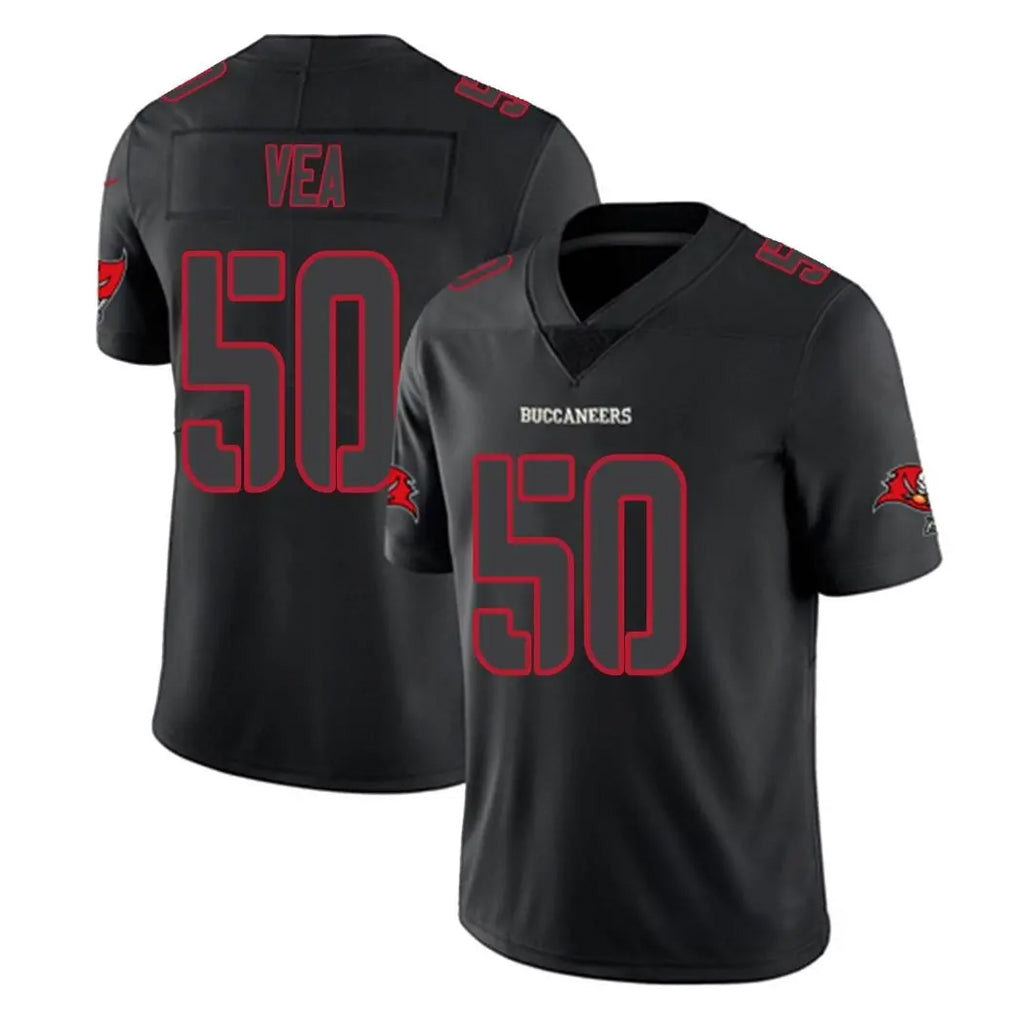 Parkc TB.Buccaneers #50 Vita Vea Player Black Impact Limited Home Game Stitched Jerseys
