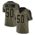 Parkc TB.Buccaneers #50 Vita Vea Player Olive Salute To Service Limited Game Stitched Jerseys