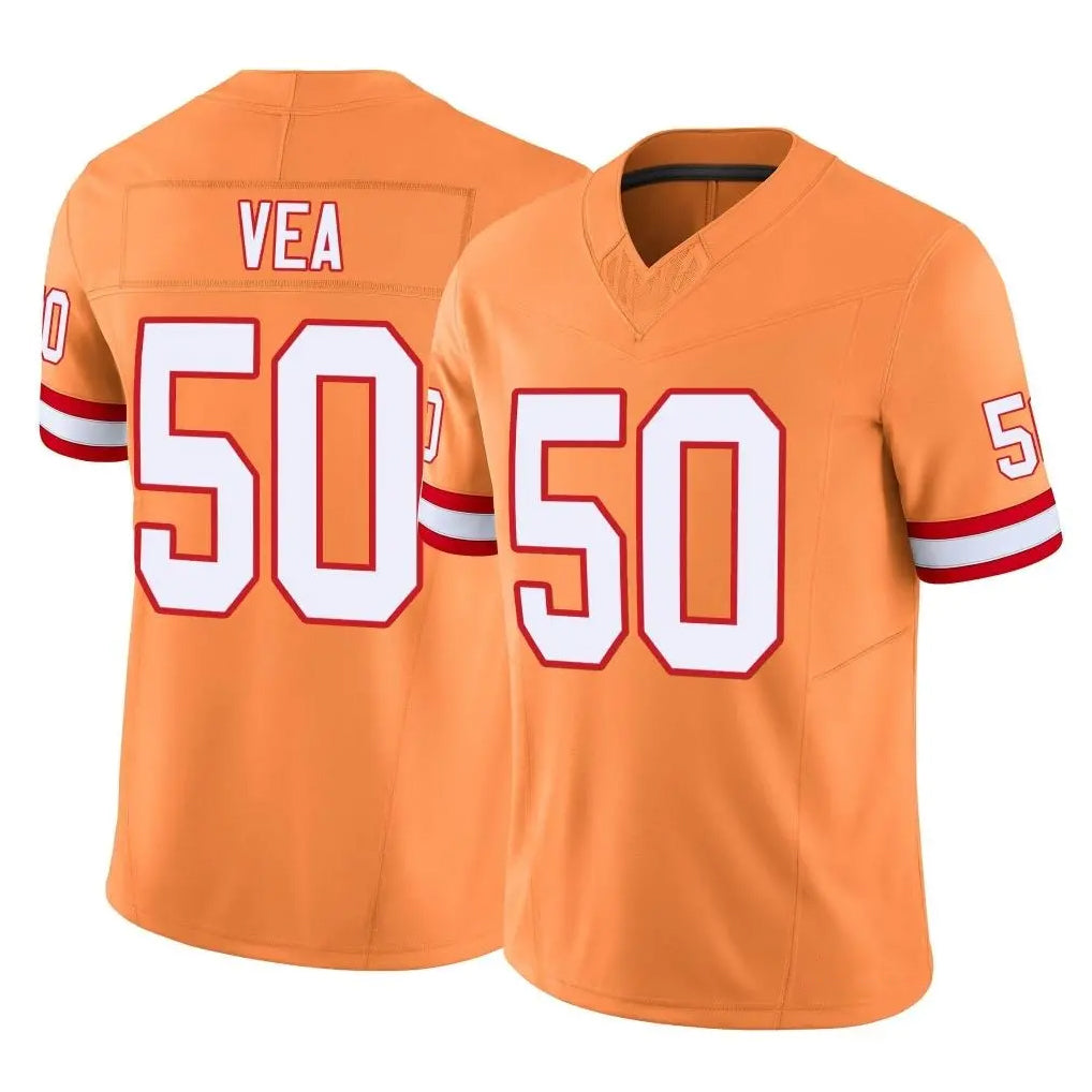 Parkc TB.Buccaneers #50 Vita Vea Player Orange Limited Vapor F.U.S.E. Home Game Stitched Jerseys