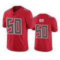Parkc TB.Buccaneers #50 Vita Vea Player Red Limited Color Rush Home Game Stitched Jerseys