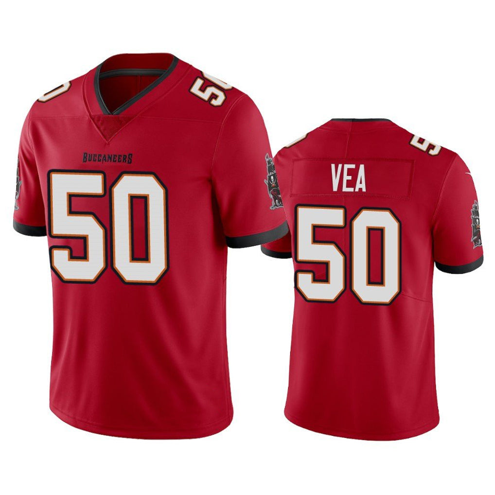 Parkc TB.Buccaneers #50 Vita Vea Player Red Limited Vapor Home Game Stitched Jerseys