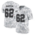 Parkc TB.Buccaneers #62 Graham Barton Player Arctic Camo Limited Salute To Service Home Game Stitched Jerseys