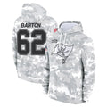 Parkc TB.Buccaneers #62 Graham Barton Player Arctic Camo Limited Salute to Service Pullover Hoodies Game Stitched Jerseys