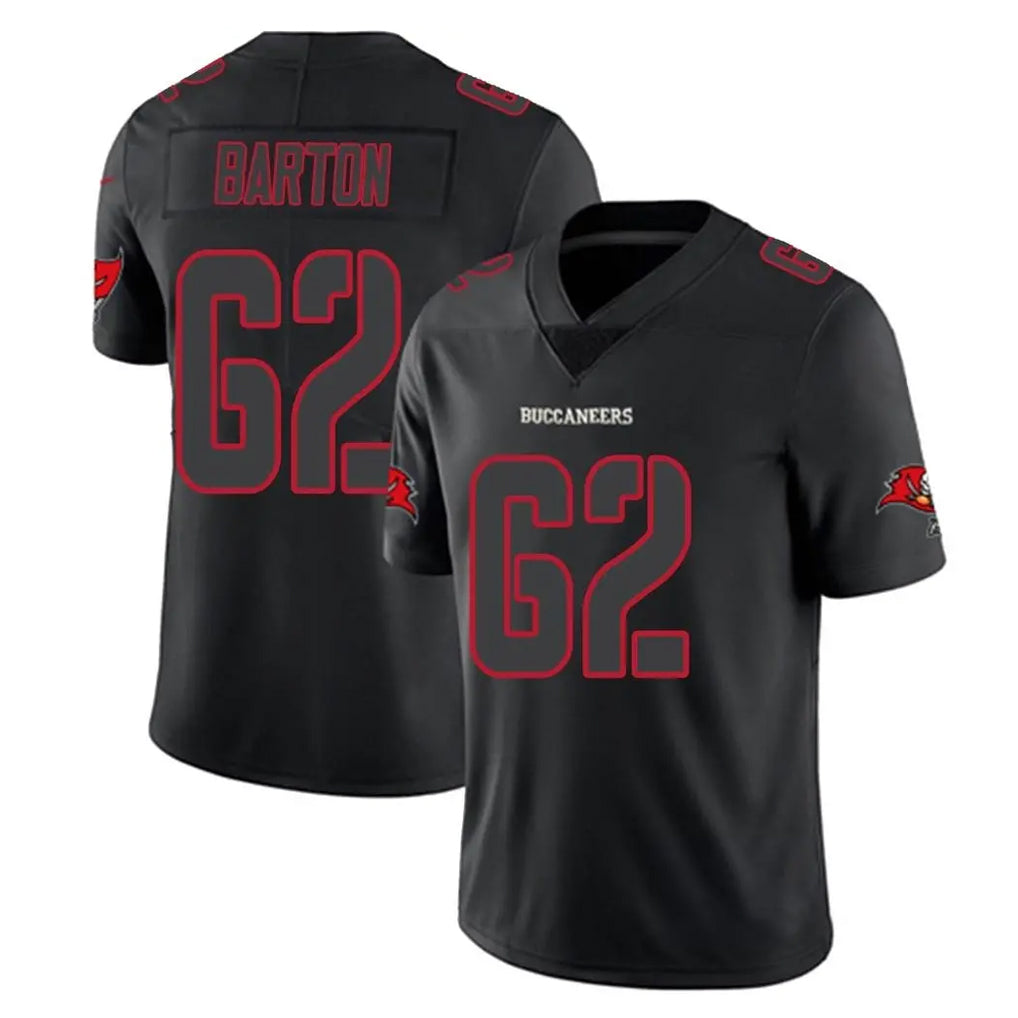 Parkc TB.Buccaneers #62 Graham Barton Player Black Impact Limited Home Game Stitched Jerseys