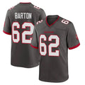 Parkc TB.Buccaneers #62 Graham Barton Player Pewter Alternate Home Game Stitched Jerseys