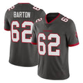 Parkc TB.Buccaneers #62 Graham Barton Player Pewter Limited Alternate Vapor Home Game Stitched Jerseys
