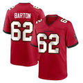 Parkc TB.Buccaneers #62 Graham Barton Player Red Home Game Stitched Jerseys