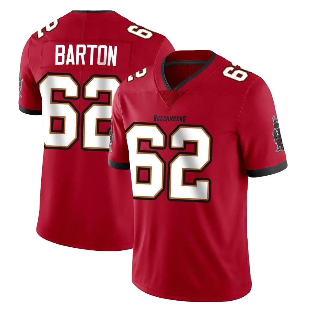 Parkc TB.Buccaneers #62 Graham Barton Player Red Limited Vapor Home Game Stitched Jerseys