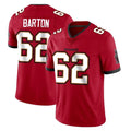 Parkc TB.Buccaneers #62 Graham Barton Player Red Limited Vapor Home Game Stitched Jerseys