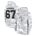 Parkc TB.Buccaneers #67 Luke Goedeke Player Arctic Camo Limited Salute to Service Pullover Hoodies Game Stitched Jerseys