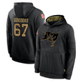 Parkc TB.Buccaneers #67 Luke Goedeke Player Black Salute to Service Sideline Performance Pullover Hoodies Home Game Stitched Jerseys