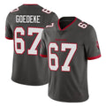 Parkc TB.Buccaneers #67 Luke Goedeke Player Pewter Limited Alternate Vapor Home Game Stitched Jerseys