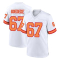 Parkc TB.Buccaneers #67 Luke Goedeke Player White '76 Home Game Stitched Jerseys