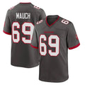 Parkc TB.Buccaneers #69 Cody Mauch Player Pewter Alternate Home Game Stitched Jerseys