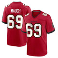 Parkc TB.Buccaneers #69 Cody Mauch Player Red Home Game Stitched Jerseys
