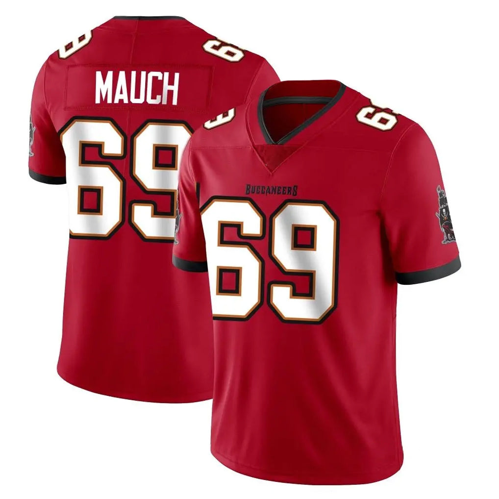 Parkc TB.Buccaneers #69 Cody Mauch Player Red Limited Vapor Home Game Stitched Jerseys
