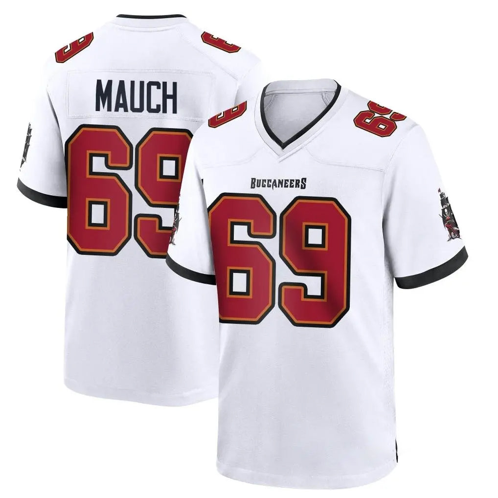 Parkc TB.Buccaneers #69 Cody Mauch Player White Home Game Stitched Jerseys
