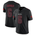 Parkc TB.Buccaneers #6 Baker Mayfield Player Black Impact Limited Home Game Stitched Jerseys