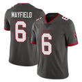 Parkc TB.Buccaneers #6 Baker Mayfield Player Pewter Limited Alternate Vapor Home Game Stitched Jerseys