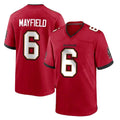 Parkc TB.Buccaneers #6 Baker Mayfield Player Red Home Game Stitched Jerseys