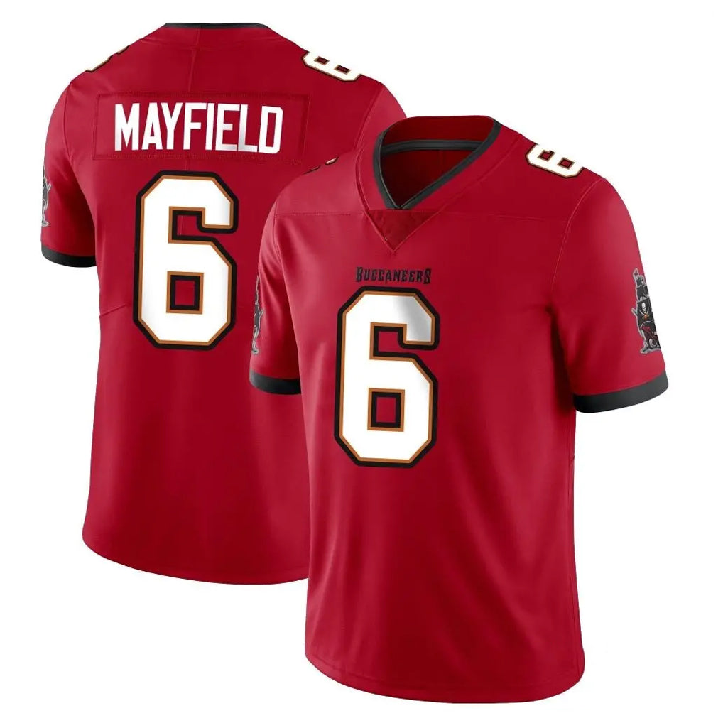 Parkc TB.Buccaneers #6 Baker Mayfield Player Red Limited Vapor F.U.S.E. Home Game Stitched Jerseys