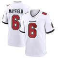Parkc TB.Buccaneers #6 Baker Mayfield Player White Home Game Stitched Jerseys