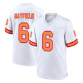 Parkc TB.Buccaneers #6 Baker Mayfield Player White '76 Home Game Stitched Jerseys