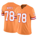 Parkc TB.Buccaneers #78 Tristan Wirfs Player Orange Limited Vapor F.U.S.E. Home Game Stitched Jerseys