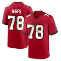 Parkc TB.Buccaneers #78 Tristan Wirfs Player Red Home Game Stitched Jerseys