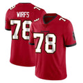 Parkc TB.Buccaneers #78 Tristan Wirfs Player Red Limited Vapor Home Game Stitched Jerseys