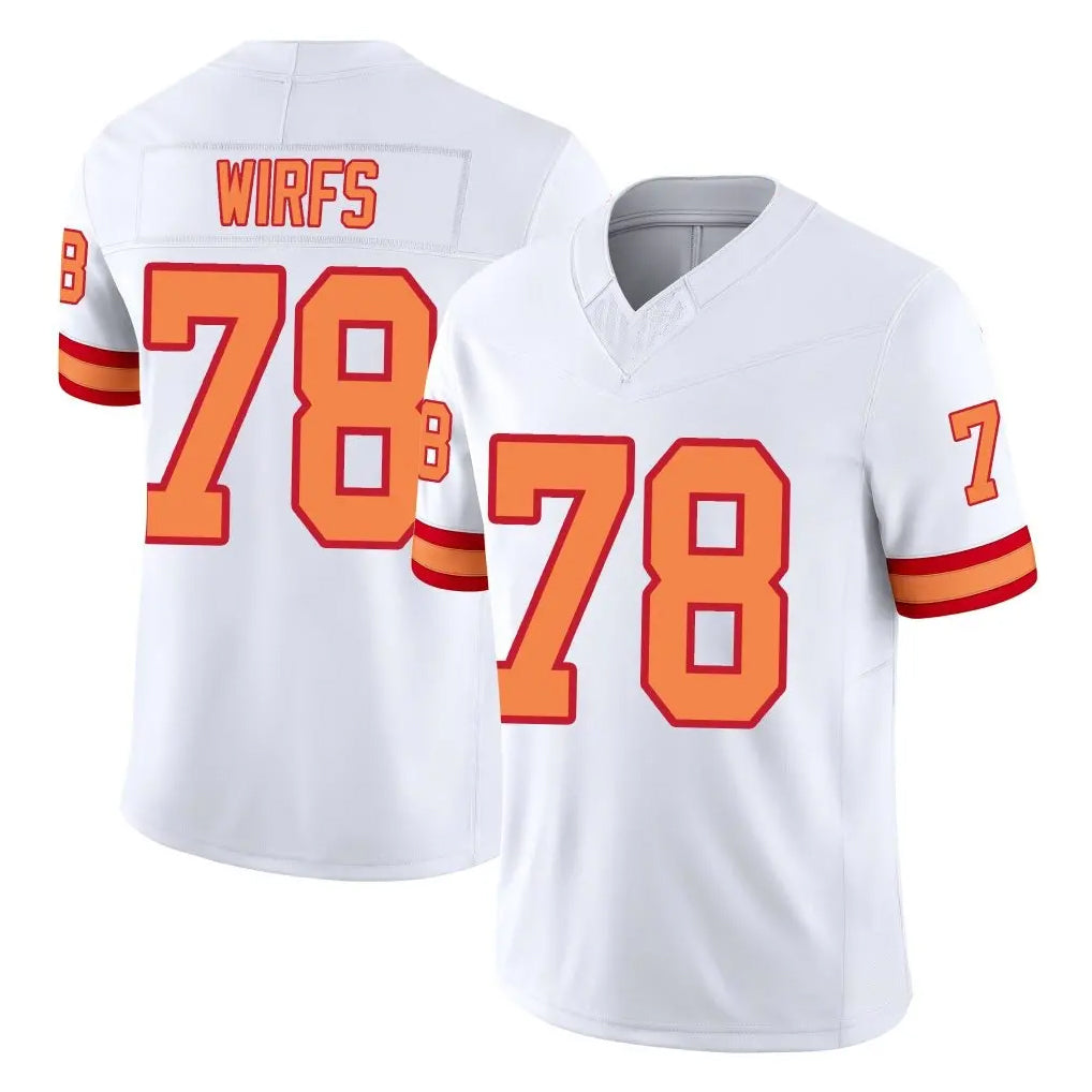 Parkc TB.Buccaneers #78 Tristan Wirfs Player White Limited '76 Vapor F.U.S.E. Home Game Stitched Jerseys