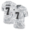 Parkc TB.Buccaneers #7 Bucky Irving Player Arctic Camo Limited Salute To Service Home Game Stitched Jerseys
