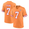Parkc TB.Buccaneers #7 Bucky Irving Player Orange Throwback Home Game Stitched Jerseys