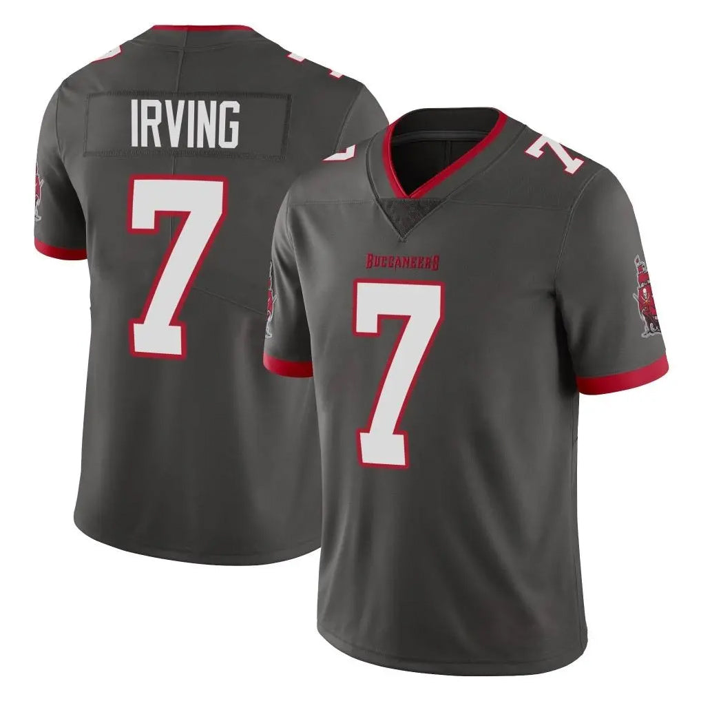 Parkc TB.Buccaneers #7 Bucky Irving Player Pewter Limited Alternate Vapor Home Game Stitched Jerseys
