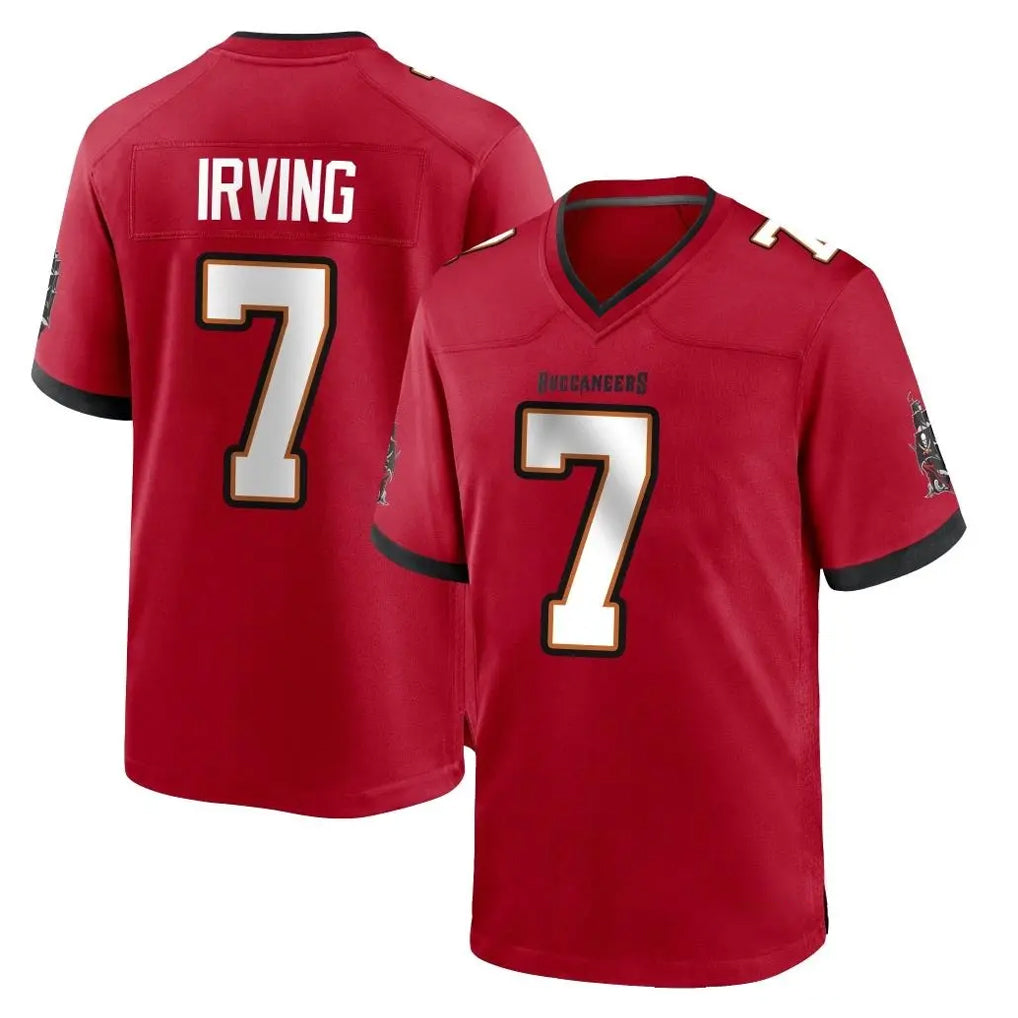 Parkc TB.Buccaneers #7 Bucky Irving Player Red Home Game Stitched Jerseys