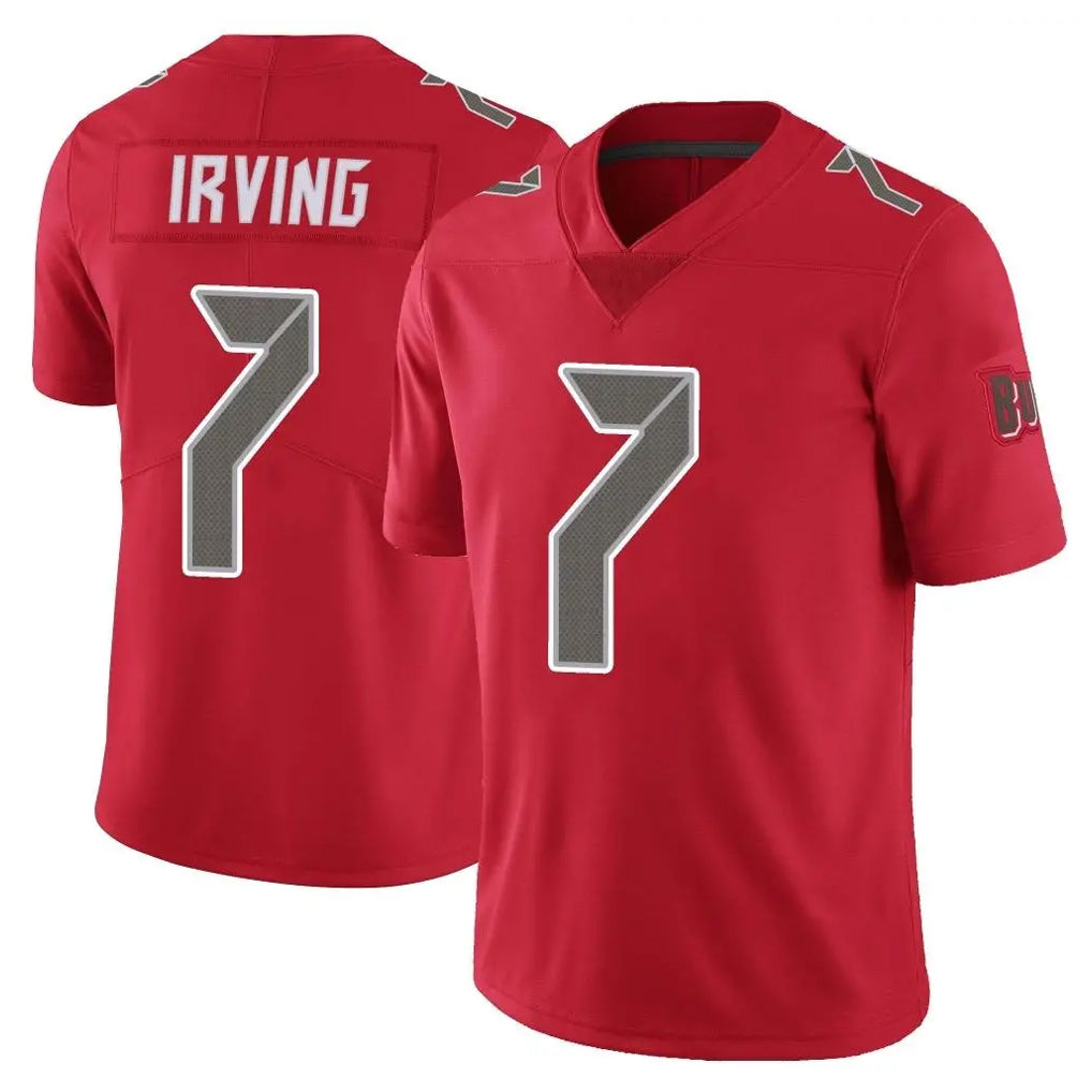 Parkc TB.Buccaneers #7 Bucky Irving Player Red Limited Color Rush Home Game Stitched Jerseys