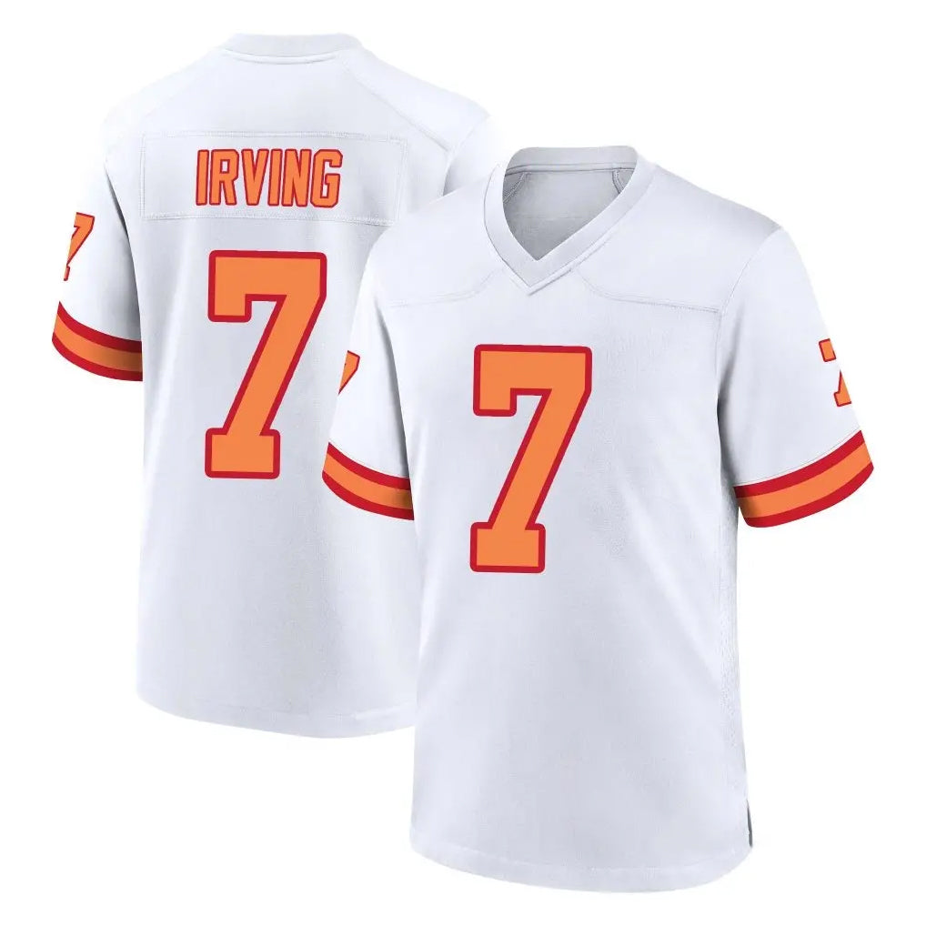 Parkc TB.Buccaneers #7 Bucky Irving Player White '76 Home Game Stitched Jerseys